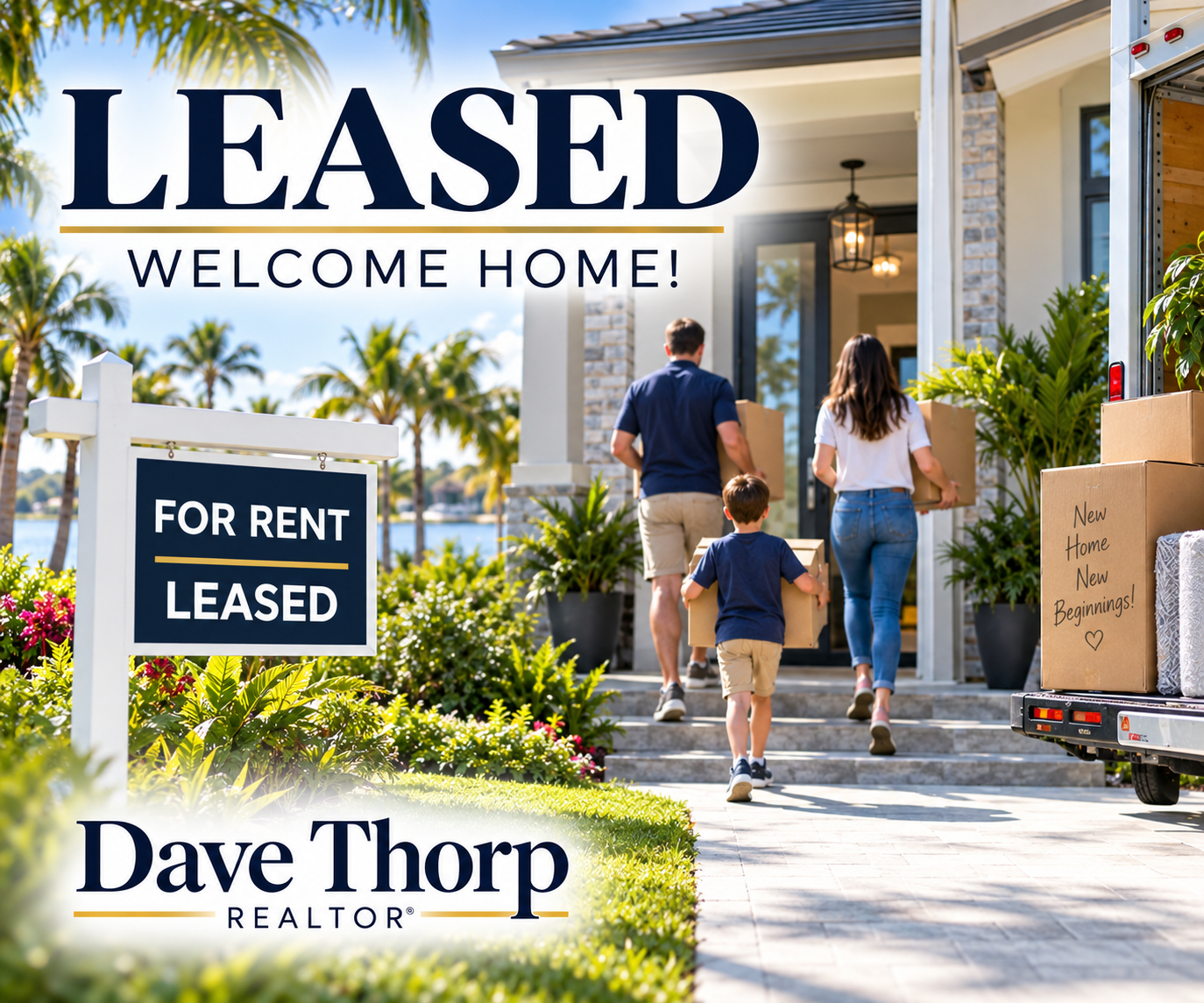 Landlord handing keys to tenant